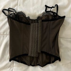 Urban Outfitters Black Corset